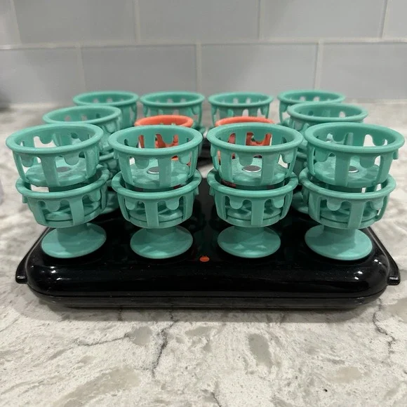 Clairol‎ Lock 'n Roll Hot Rollers Hair Curlers 1989 Model BT-1 - Picture 4 of 6